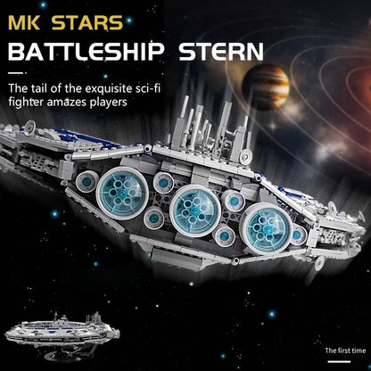 Mould King MOC Building Block Set: UCS Star Wars Lucrehulk Star Control Ship 21008, Model MK21008