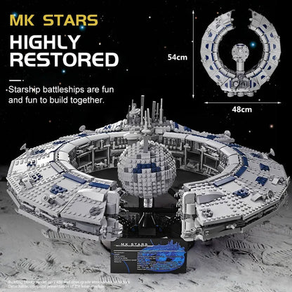 Mould King MOC Building Block Set: UCS Star Wars Lucrehulk Star Control Ship 21008, Model MK21008