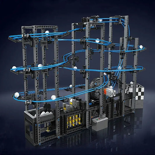 Mould King Building Block Set: Motorized Ball Contraption Marble Run, Model 26002