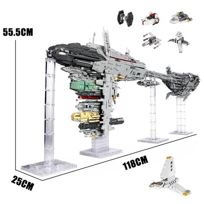 Mould King MOC Building Block Set: Star Wars MOC 21001 UCS Nebulon B Medical Frigate, Model K21001