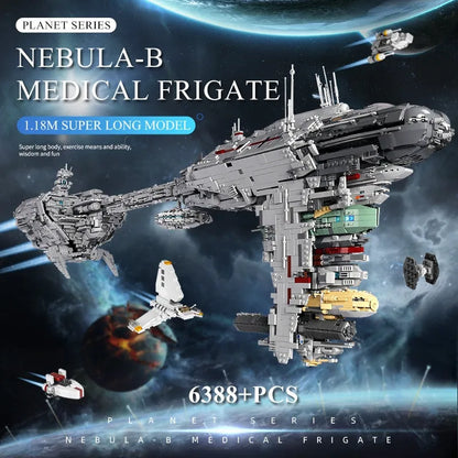 Mould King MOC Building Block Set: Star Wars MOC 21001 UCS Nebulon B Medical Frigate, Model K21001