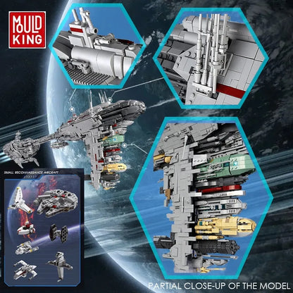 Mould King MOC Building Block Set: Star Wars MOC 21001 UCS Nebulon B Medical Frigate, Model K21001