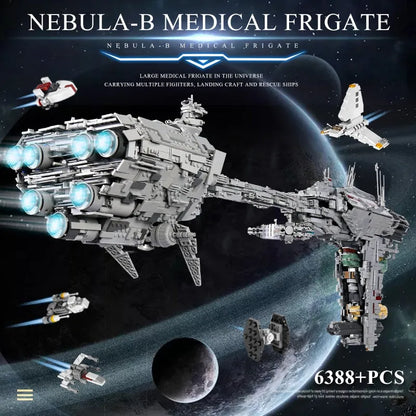 Mould King MOC Building Block Set: Star Wars MOC 21001 UCS Nebulon B Medical Frigate, Model K21001