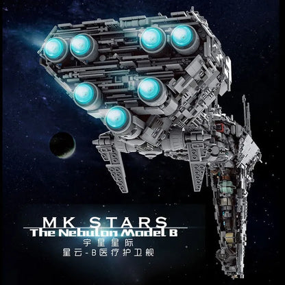 Mould King MOC Building Block Set: Star Wars MOC 21001 UCS Nebulon B Medical Frigate, Model K21001