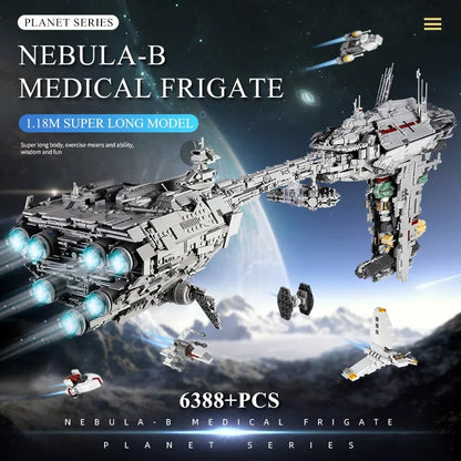 Mould King MOC Building Block Set: Star Wars MOC 21001 UCS Nebulon B Medical Frigate, Model K21001