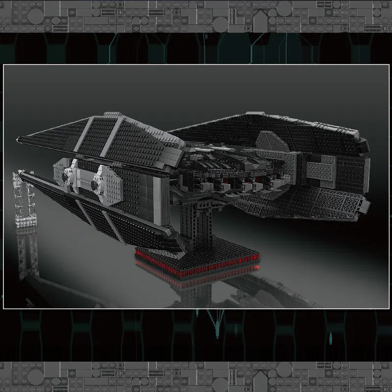 Mould King MOC Building Block Set: Star Wars MOC 21025 UCS Kylo Ren Tie Fighter