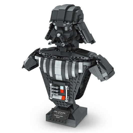 Mould King MOC Building Block Set: Star Wars MOC Darth Lord Vader Bust Helmet 21020, Model K21020