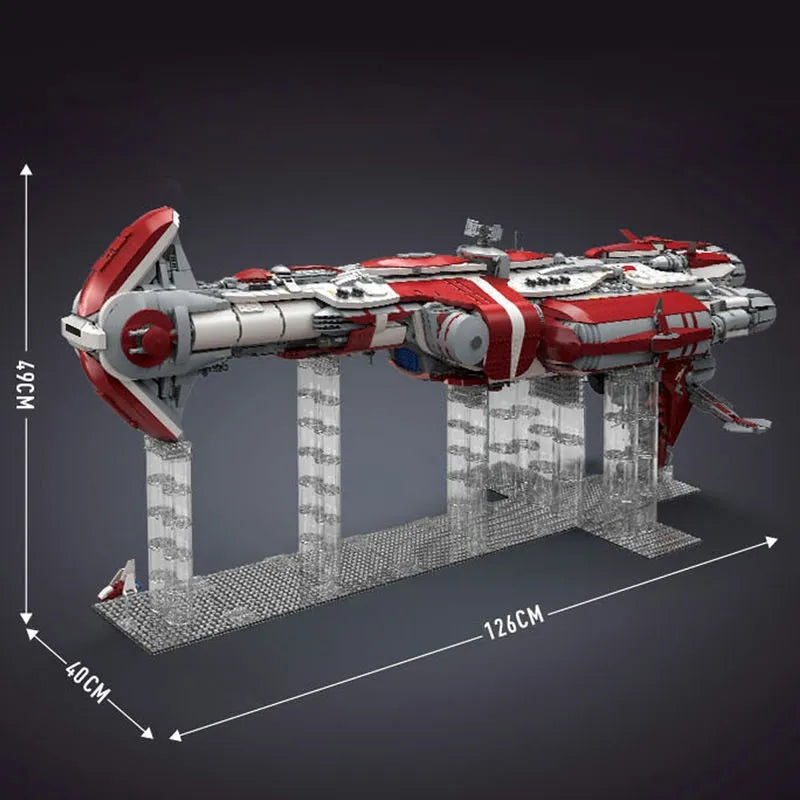 Mould King MOC Building Block Set: Star Wars MOC UCS Old Republic Escort Cruiser Ship, Model K21002