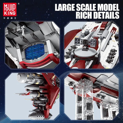 Mould King MOC Building Block Set: Star Wars MOC UCS Old Republic Escort Cruiser Ship, Model K21002