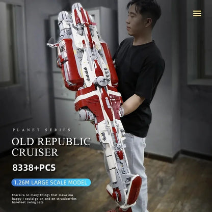 Mould King MOC Building Block Set: Star Wars MOC UCS Old Republic Escort Cruiser Ship, Model K21002