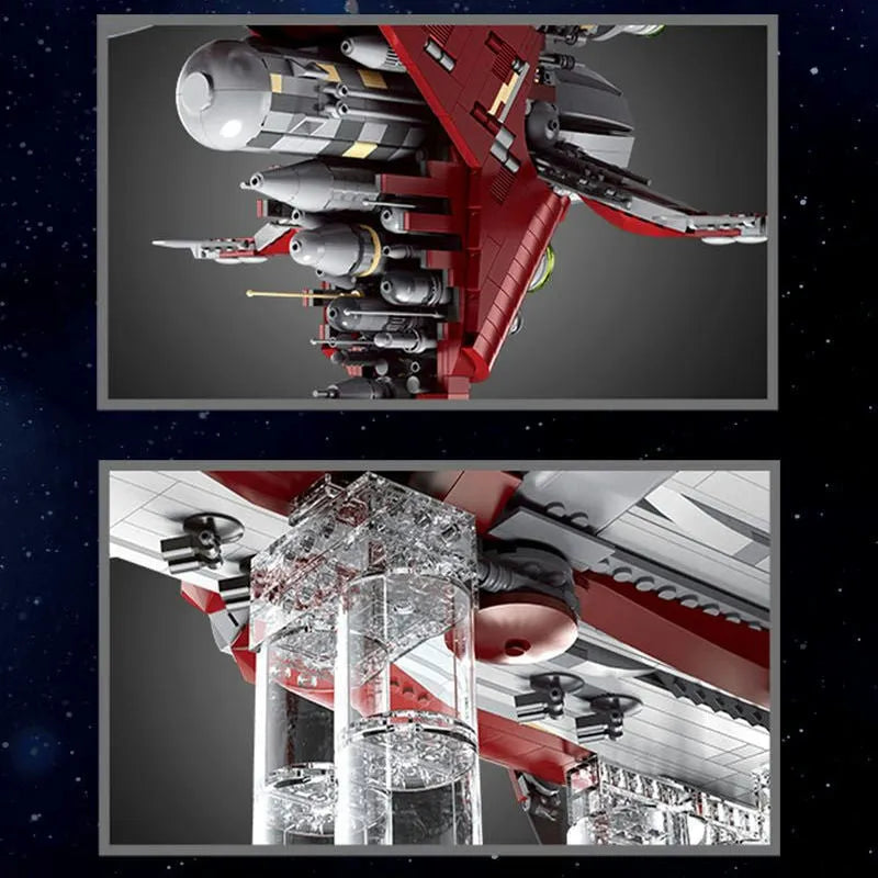 Mould King MOC Building Block Set: Star Wars MOC UCS Old Republic Escort Cruiser Ship, Model K21002