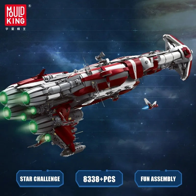Mould King MOC Building Block Set: Star Wars MOC UCS Old Republic Escort Cruiser Ship, Model K21002