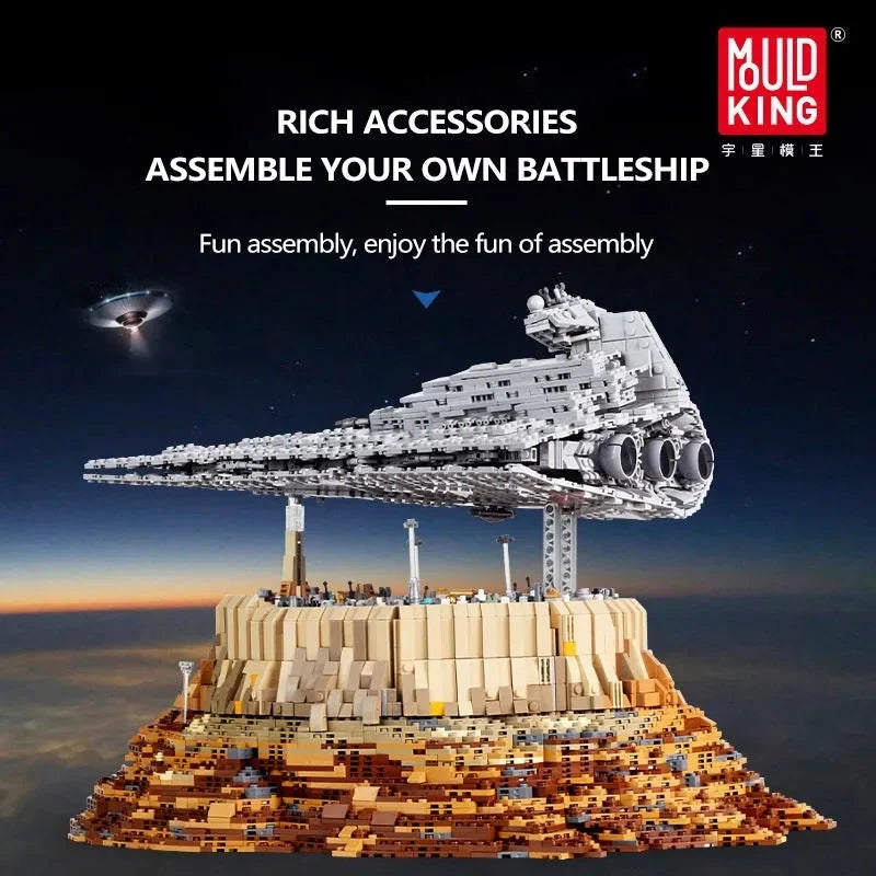 Mould King MOC Building Block Set: Star Wars MOC UCS The Empire Over Jedha City, Model K21007 / 18916