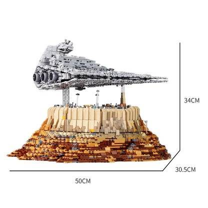 Mould King MOC Building Block Set: Star Wars MOC UCS The Empire Over Jedha City, Model K21007 / 18916
