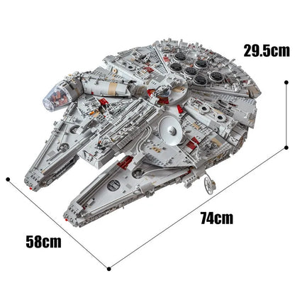 Mould King MOC Building Block Set: Star Wars UCS MOC Millennium Falcon MK2 21026