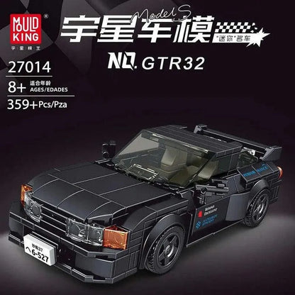 Mould King Building Block Set: Supercar Mini Nissan GTR32 Racing Sports Car 27014, Model K27014