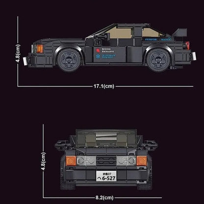Mould King Building Block Set: Supercar Mini Nissan GTR32 Racing Sports Car 27014, Model K27014