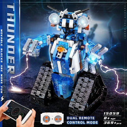 Mould King Motorized Building Block Set: APP RC Expert STEM Robot Programming, Model 15059