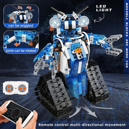 Mould King Motorized Building Block Set: APP RC Expert STEM Robot Programming, Model 15059