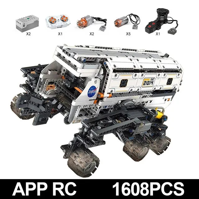 Mould King Building Block Set: APP RC Motorized Mars Explorer Space Vehicle, Model 21014