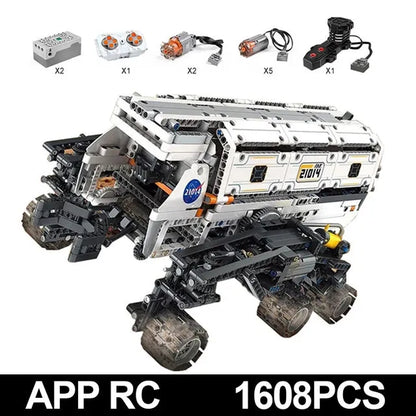 Mould King Building Block Set: APP RC Motorized Mars Explorer Space Vehicle, Model 21014