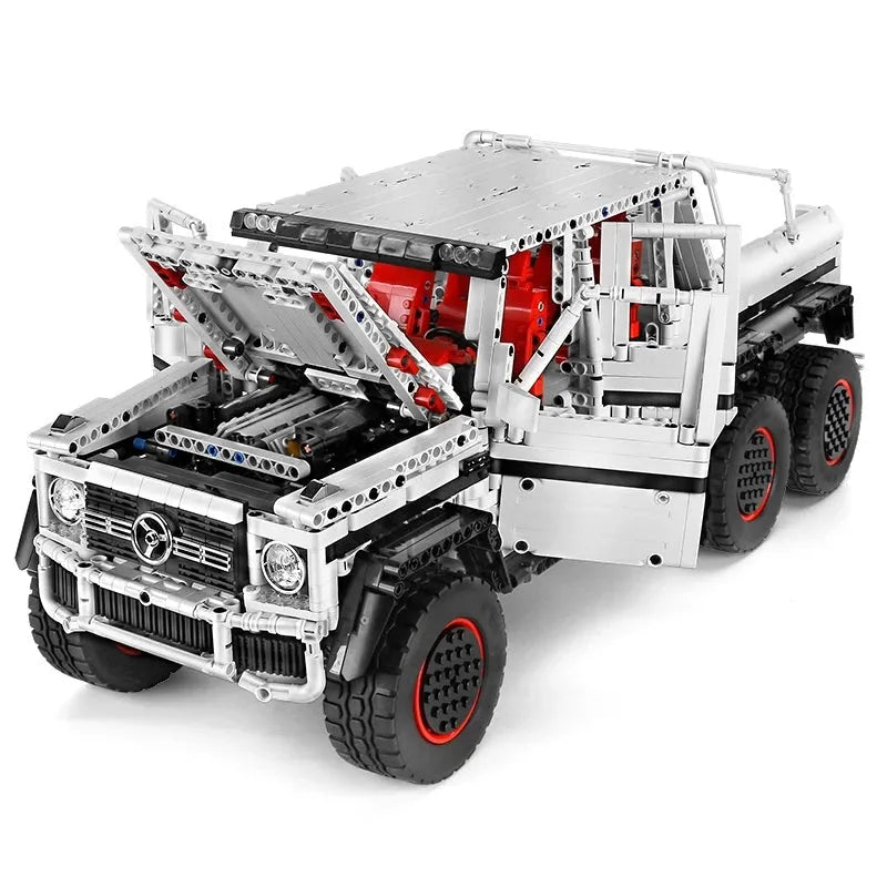 Mould King MOC Motorized Building Block Set: 13061 RC Mercedes Benz G700 SUV Car, Model K13061