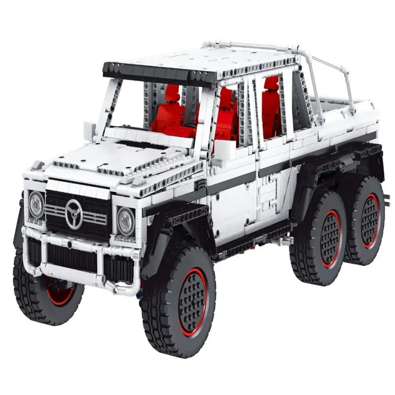 Mould King MOC Motorized Building Block Set: 13061 RC Mercedes Benz G700 SUV Car, Model K13061