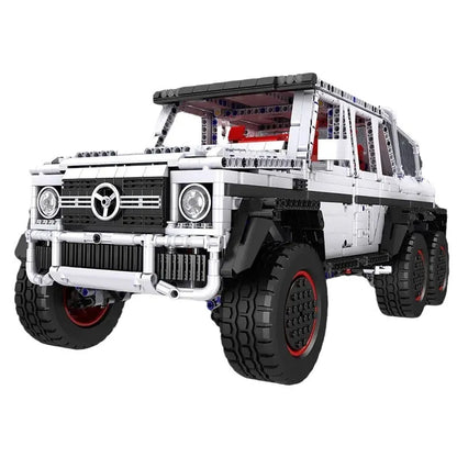 Mould King MOC Motorized Building Block Set: 13061 RC Mercedes Benz G700 SUV Car, Model K13061