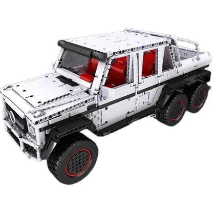 Mould King MOC Motorized Building Block Set: 13061 RC Mercedes Benz G700 SUV Car, Model K13061