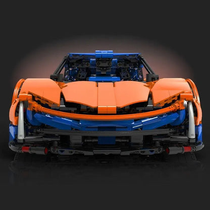 Mould King MOC Motorized Building Block Set: 13098 APP RC Speedtail Racing Car, Model K13098