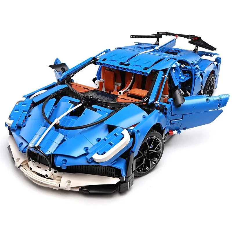 Mould King MOC Motorized Building Block Set: 13125 Bugatti Divo Racing Car