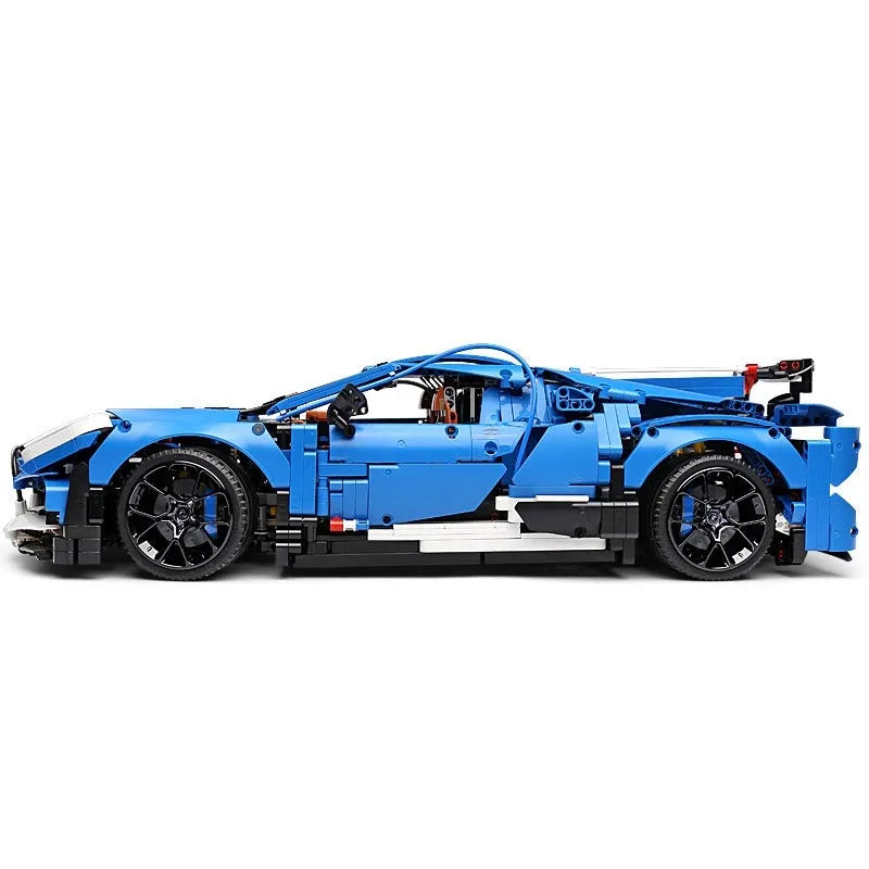 Mould King MOC Motorized Building Block Set: 13125 Bugatti Divo Racing Car
