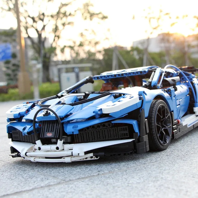 Mould King MOC Motorized Building Block Set: 13125 Bugatti Divo Racing Car
