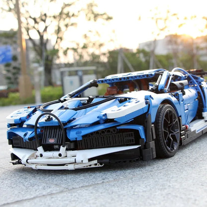 Mould King MOC Motorized Building Block Set: 13125 Bugatti Divo Racing Car