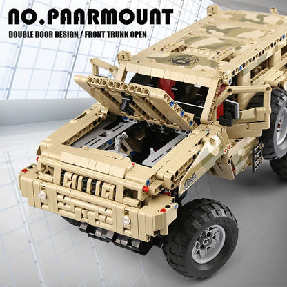 Mould King MOC Motorized Building Block Set: 13131 Marauder Off-Road Truck SUV, Model K13131