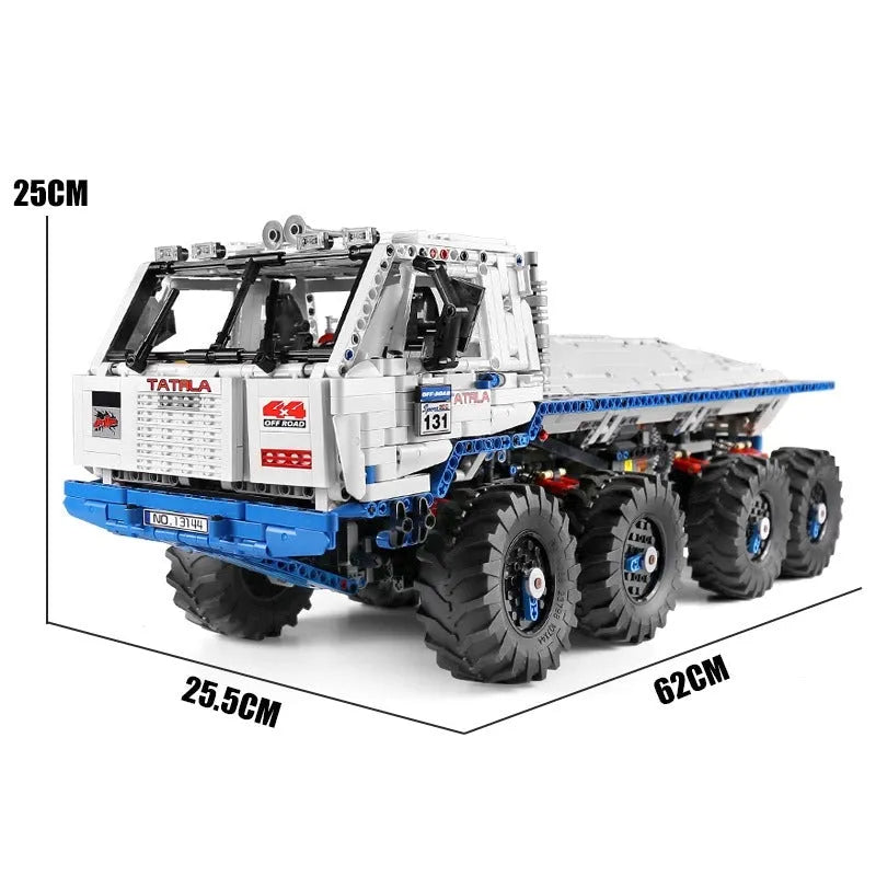 Mould King MOC Building Block Set: 13144 APP Motorized Heavy Tow Truck