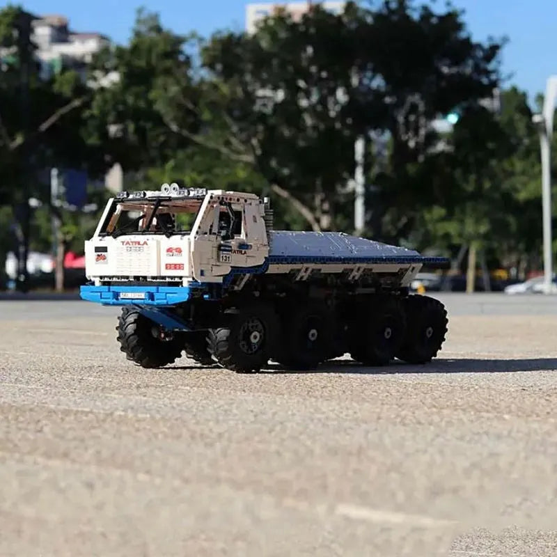 Mould King MOC Building Block Set: 13144 APP Motorized Heavy Tow Truck