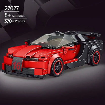 Mould King MOC Building Block Set: 27027 Mini Red Racing Sports Car, Model K27027
