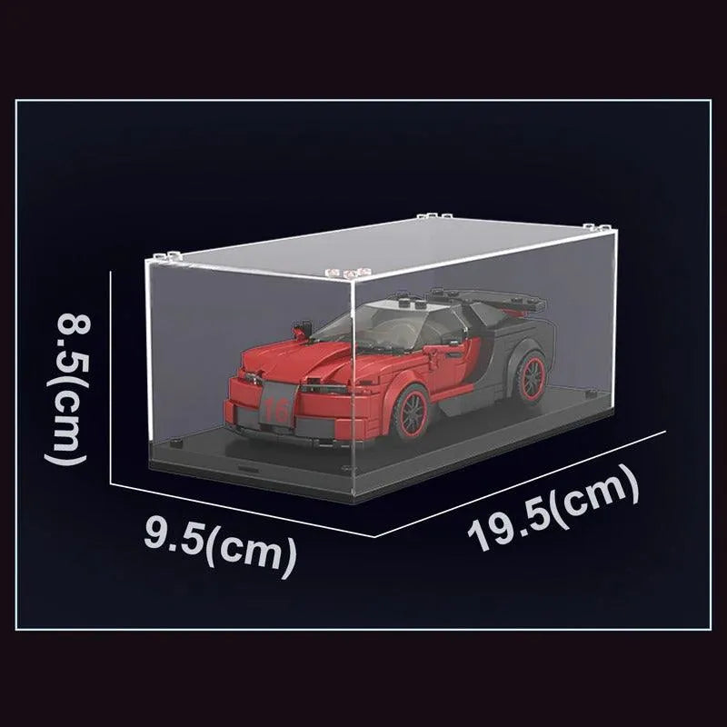 Mould King MOC Building Block Set: 27027 Mini Red Racing Sports Car, Model K27027