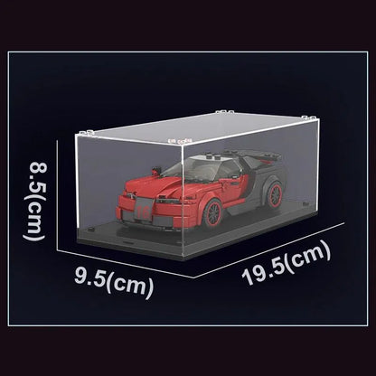Mould King MOC Building Block Set: 27027 Mini Red Racing Sports Car, Model K27027