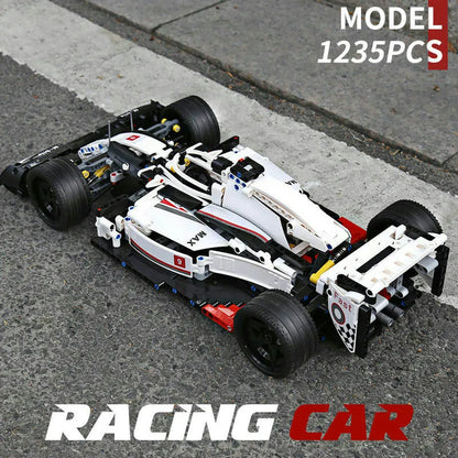 Mould King MOC Motorized Building Block Set: Alternate F1 Super Racing Car 13117, Model K13117