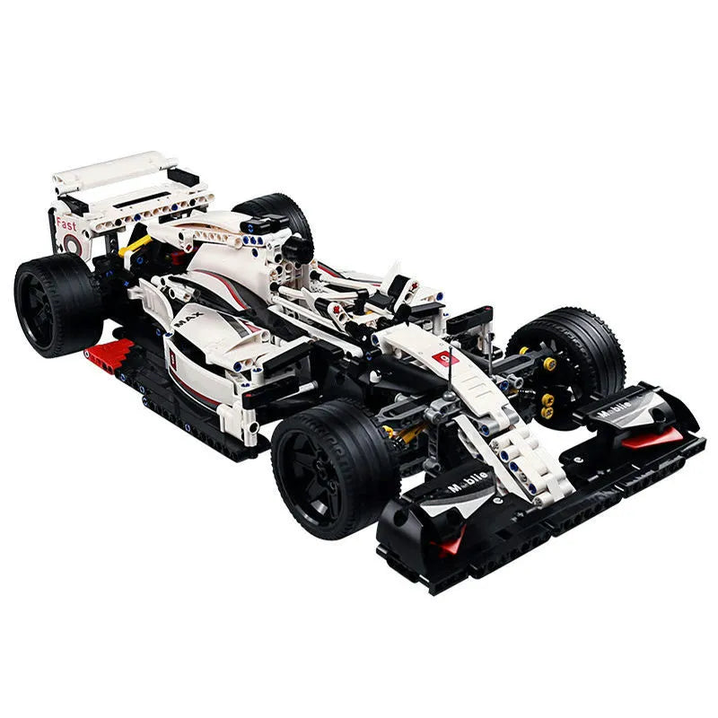 Mould King MOC Motorized Building Block Set: Alternate F1 Super Racing Car 13117, Model K13117