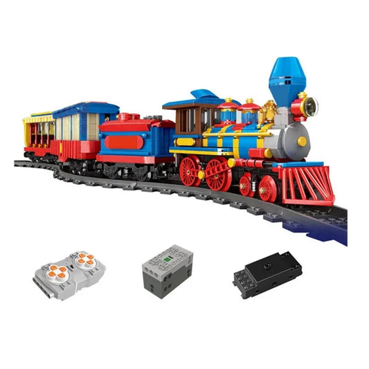 Mould King MOC Building Block Set: APP Motorized RC Dream Train 12004, Model K12004