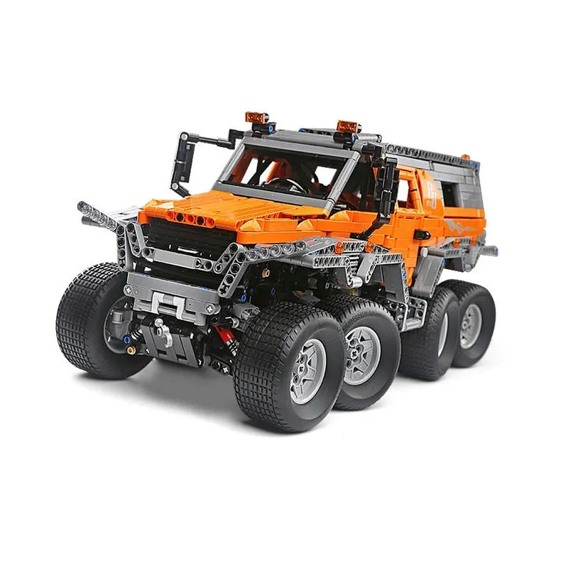Mould King MOC Building Block Set: APP Motorized Siberian Off-Road Truck, Model 13088