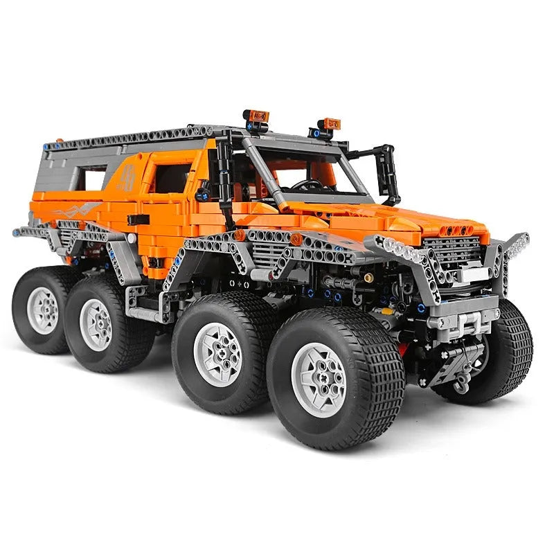 Mould King MOC Building Block Set: APP Motorized Siberian Off-Road Truck, Model 13088