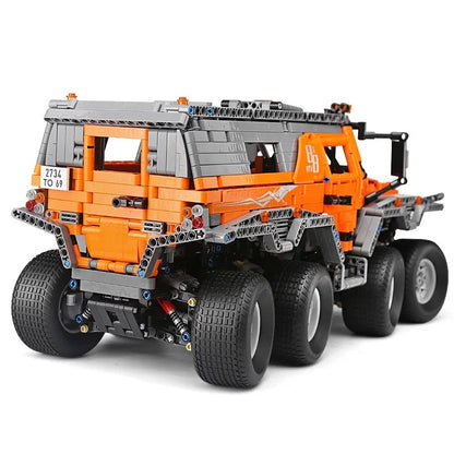 Mould King MOC Building Block Set: APP Motorized Siberian Off-Road Truck, Model 13088