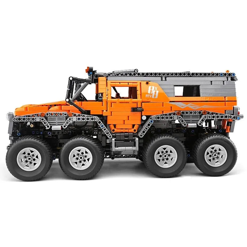 Mould King MOC Building Block Set: APP Motorized Siberian Off-Road Truck, Model 13088