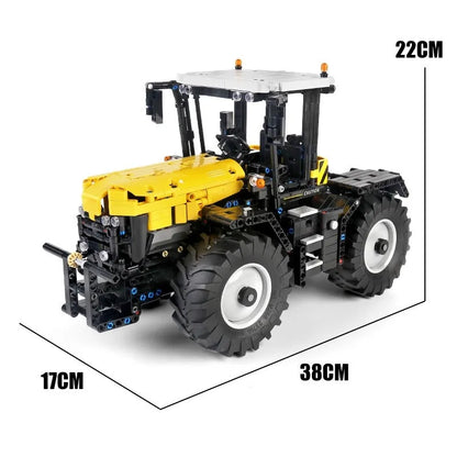 Mould King MOC Motorized Building Block Set: APP RC Tractor Fastrac 4000ER Truck 17019, Model K17019
