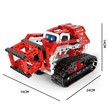 Mould King MOC Motorized Building Block Set: APP Transport RC Robot 15048, Model K15048