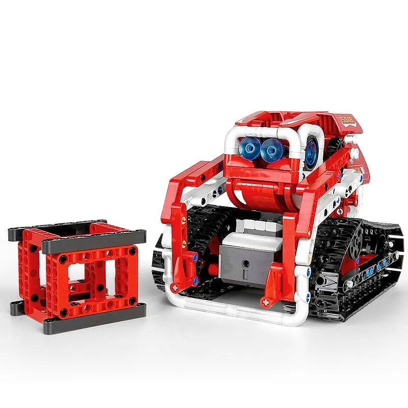 Mould King MOC Motorized Building Block Set: APP Transport RC Robot 15048, Model K15048